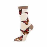Women's Monarchy Bamboo Socks: IVORY_HEATHER