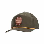 Mast Store Outfitters Leather Badge Rope Hat: GREEN