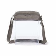 Clear Stadium Explorer Crossbody Bag: STERLING_SHMMR_B0865