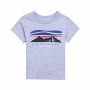 Toddler Asheville Mountain Life Short Sleeve T-Shirt: HEATHER