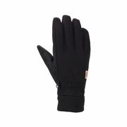 Men's C-Touch Knit Cuff Gloves: BLACK