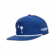 Mast General Store Palmetto Moon Embroidered Rope Hat: NAVY_WHITE