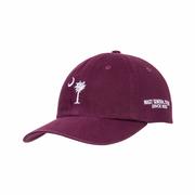 Mast General Store Palmetto Moon Embroidered Twill Hat: RED