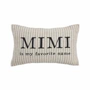 Grandma Names Striped Pillows: MIMI