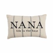 Grandma Names Striped Pillows: NANA