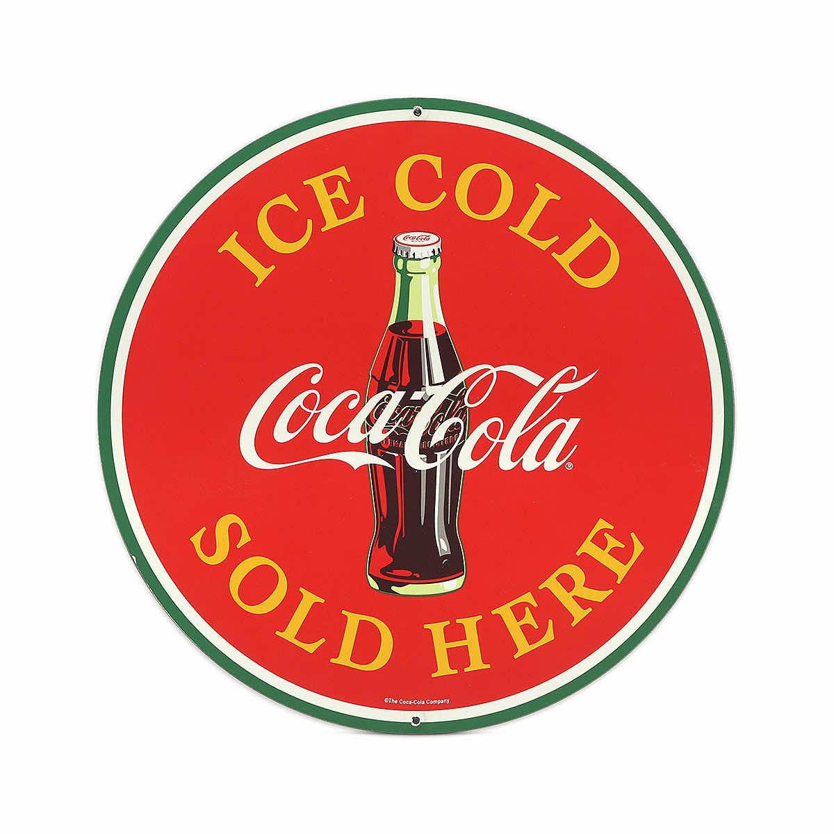 Mast General Store | Ice Cold Coca-Cola Sold Here Metal Sign