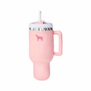 Pup Cup Tumbler Plush Dog Toy: PINK