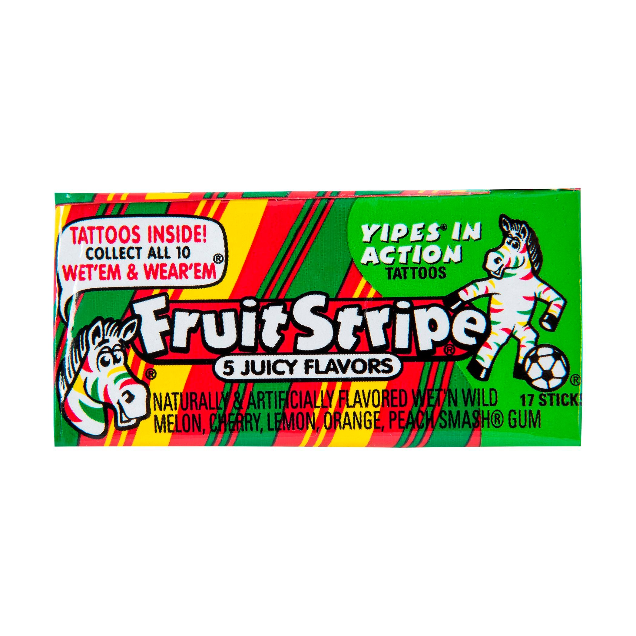 Fruit Stripe Gum.