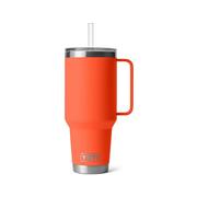 Rambler Mug with Straw Lid - 42 Ounce: PAPAYA