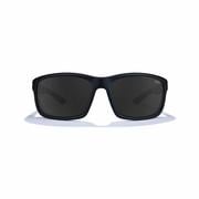 Confluence Polarized Sunglasses: MATTE_BLK2DRK_GREY