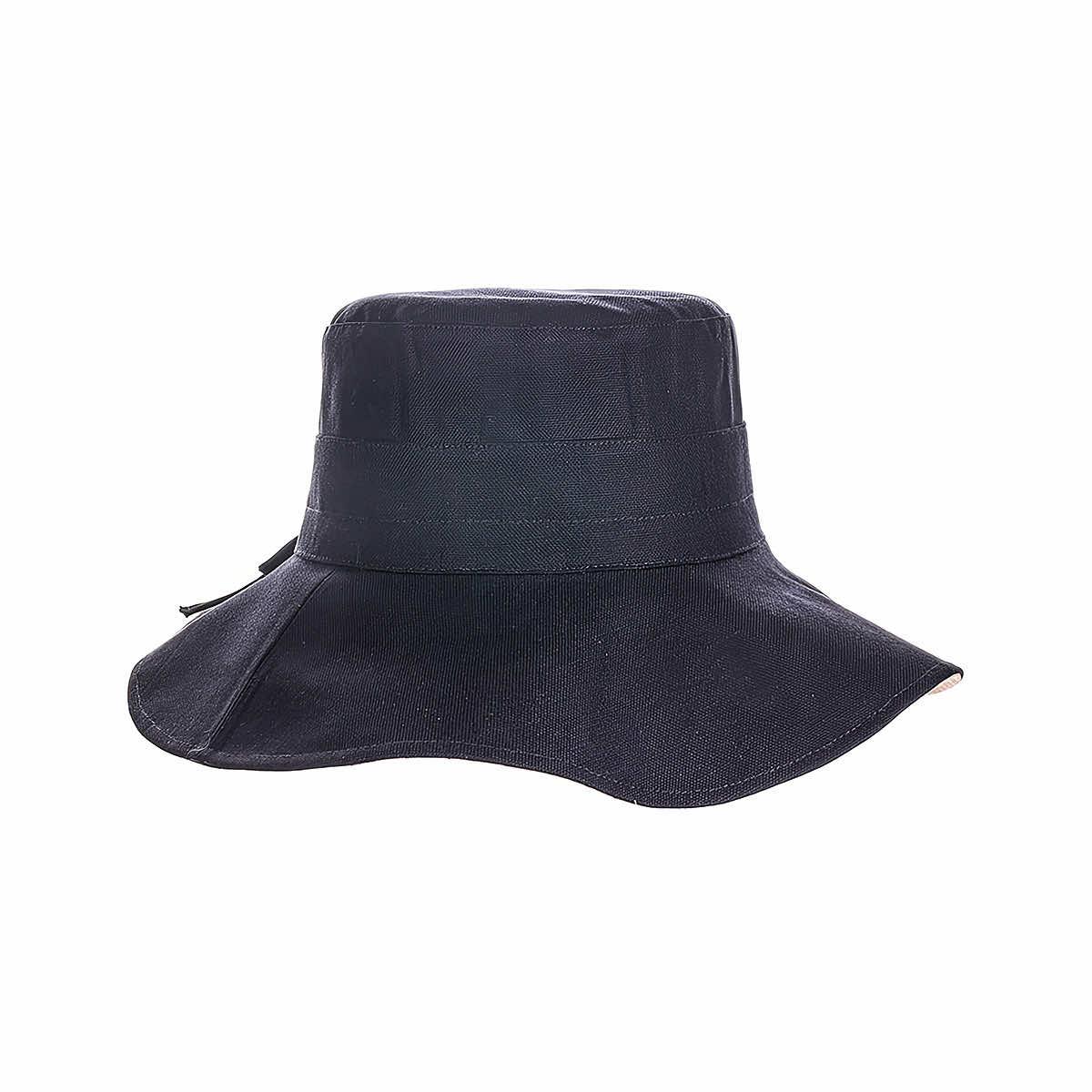 Women's Alma Cotton Bucket Hat with Ponytail Slit