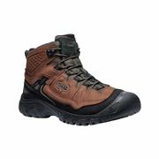 Men's Targhee IV Mid Waterproof Hiking Boots: BROWN,BLACK
