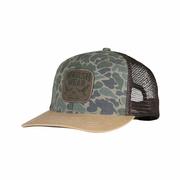 Marsh Wear Daffy Trucker Hat: GREEN_CAMO