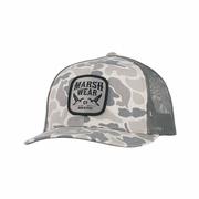 Marsh Wear Daffy Trucker Hat: STONE_MALLARD_CAMO
