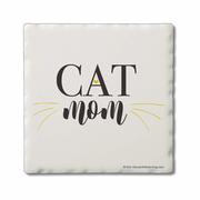 Cold Nose Warm Heart Coaster: CAT_MOM