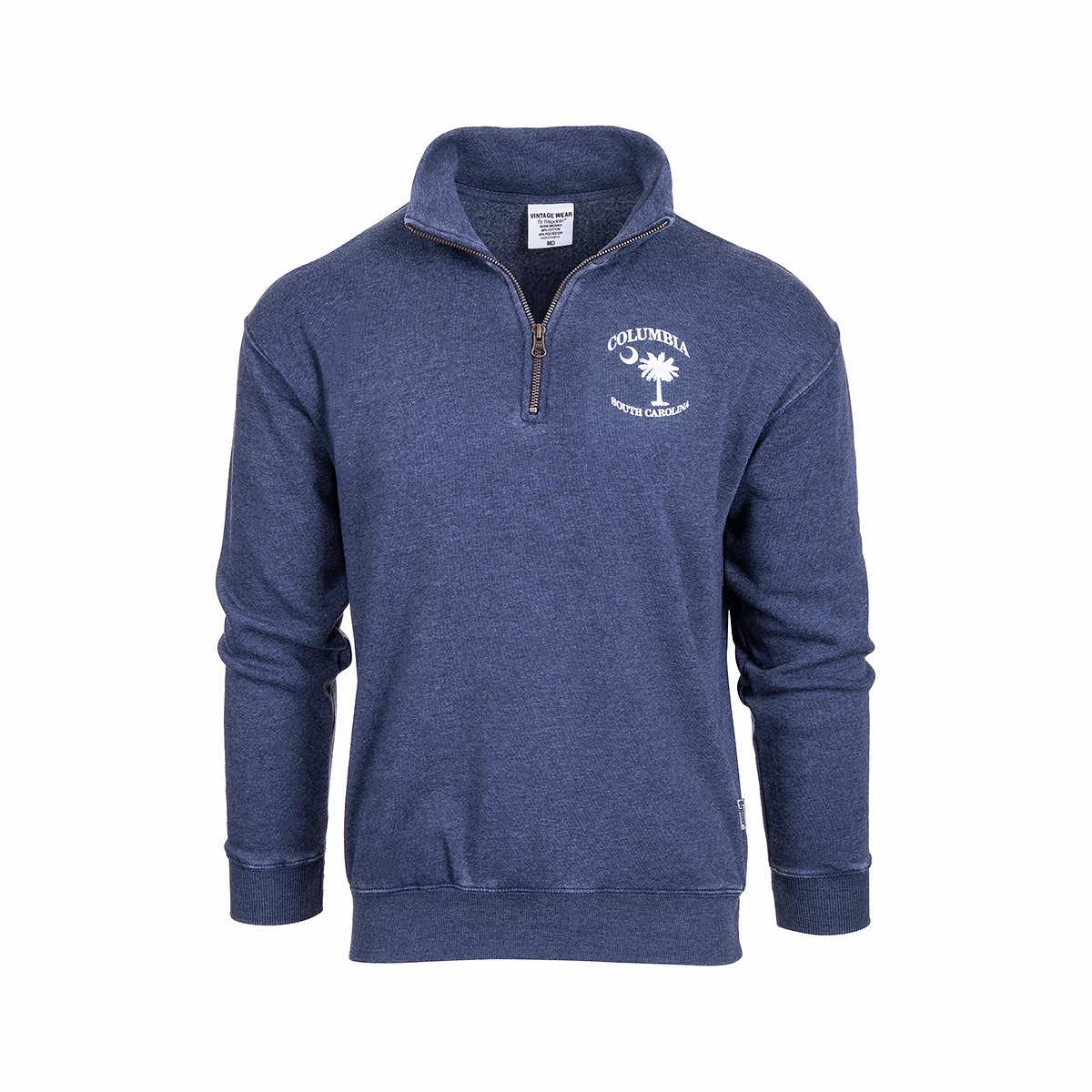 Columbia Burn Wash Palmetto Moon Quarter Zip Pullover