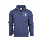 Columbia Burn Wash Palmetto Moon Quarter Zip Pullover: DENIM