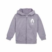 Toddler Asheville Poke the Bear Zip Hoodie: NICKLE_GRANITE
