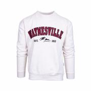 Waynesville Tackle Twill Applique Crew Sweatshirt: OATMEAL