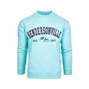 Hendersonville Tackle Twill Applique Crew Sweatshirt: CHALKY_MINT