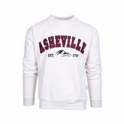 Asheville Tackle Twill Applique Crew Sweatshirt: OATMEAL