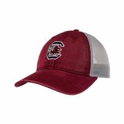University of South Carolina Cotton Mesh Snapback Hat: MAROON_GRY