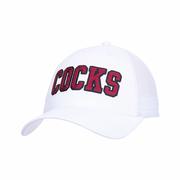 University of South Carolina Mesh Back Hat: WHITE_LINEN