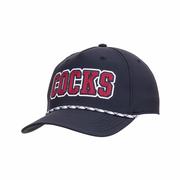 University of South Carolina Rope Snap Back Hat: BLACK_GREY