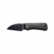 Baby Banter Thumb Stud Wharncliffe Knife: BLACK_MICARTA