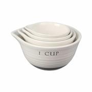 Ceramic Measuring Cups - 4 Piece: SET