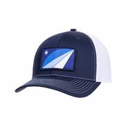 Columbia Flag Patch Trucker Hat: NAVY_WHT_TRUCKER