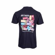 SEC Retro Tickets Short Sleeve T-Shirt: BLACK