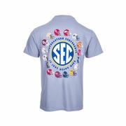 SEC Helmets Short Sleeve T-Shirt: GRAY