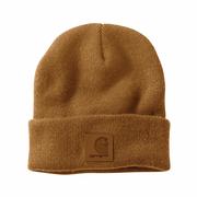 Tonal Patch Beanie: CARHARTT_BROWN