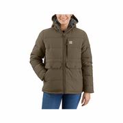 Women's Montana Relaxed Fit Hooded Puffer Jacket: TARMAC_217