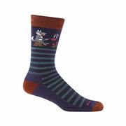 Men's Wild Life Crew Lightweight Lifestyle Socks: VIOLET,PINK