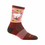 Women's Critter Club Micro Crew Lightweight Hiking Socks: CANYON