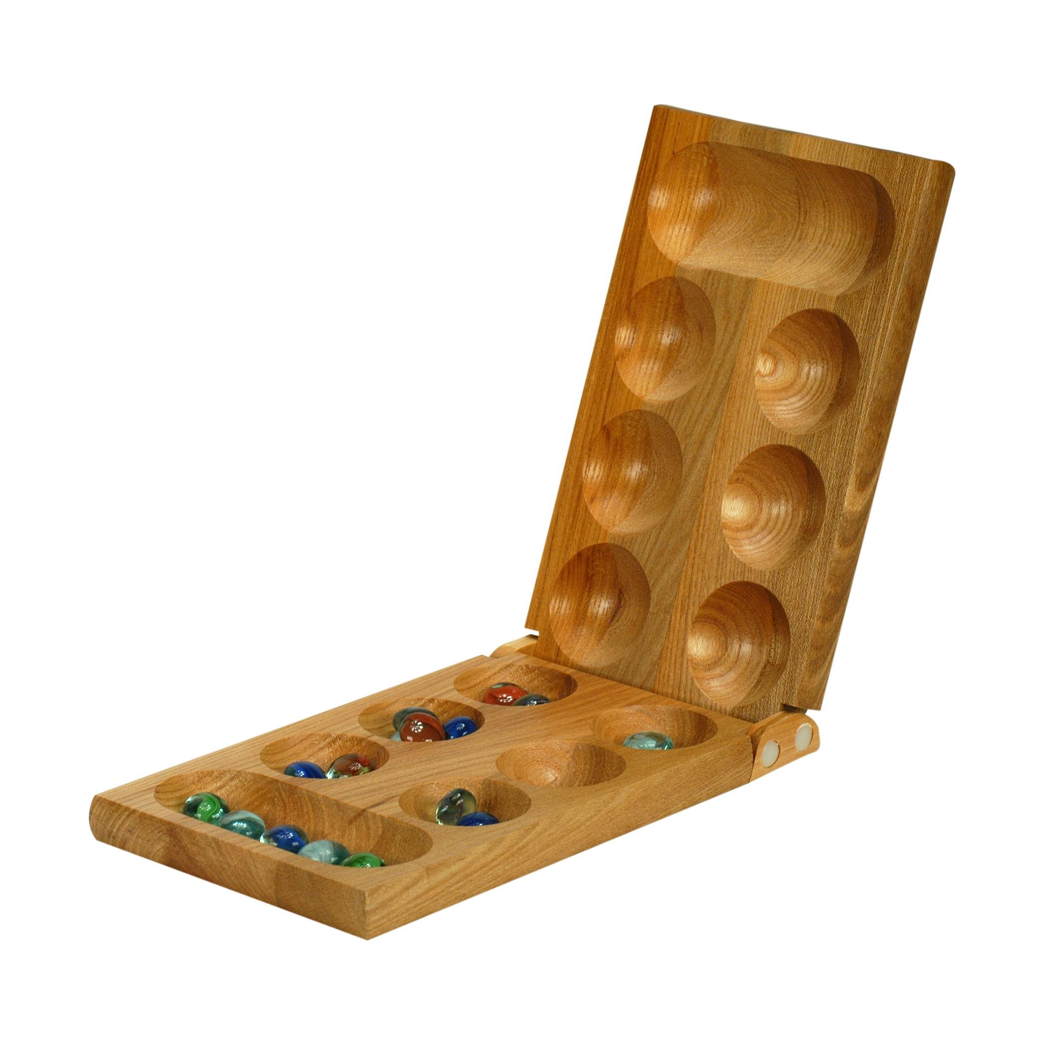  Mancala With Folding Wooden Board Game