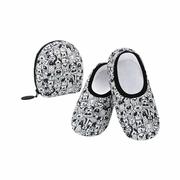 Mix and Match Skinnies Slippers with Travel Pouch: BWDOGS