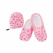 Mix and Match Skinnies Slippers with Travel Pouch: PINKY