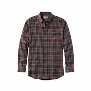 L.L.Bean Men's Scotch Plaid Flannel Long Sleeve Shirt: GREY_STEWART