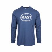 Mast General Store Euro Badge Long Sleeve T-Shirt: VIN_NAVY