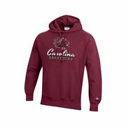 Men's South Carolina Gamecocks Reverse Weave Hoodie: RED