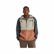 Men's Mountain Classic Colorblock Anorak Jacket: FAD_OLV_GOLD_ASH