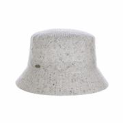 Women's Aran Cable Knit Wool Blend Bucket Hat: TAN,BROWN