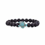 The Journey Sea Turtle Bracelet: LAVA_STONE