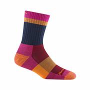 Women's Heady Betty Micro Crew Lightweight Hiking Socks: GRAY,GREEN