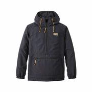 Men's Mountain Classic Solid Anorak Jacket: BLACK