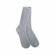 Women's Holiday Ragg Feather Crew Socks: 75231_SMOKEY