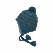 Women's Winnie Textured Knit Peruvian Hat: STORMY_TEAL_350